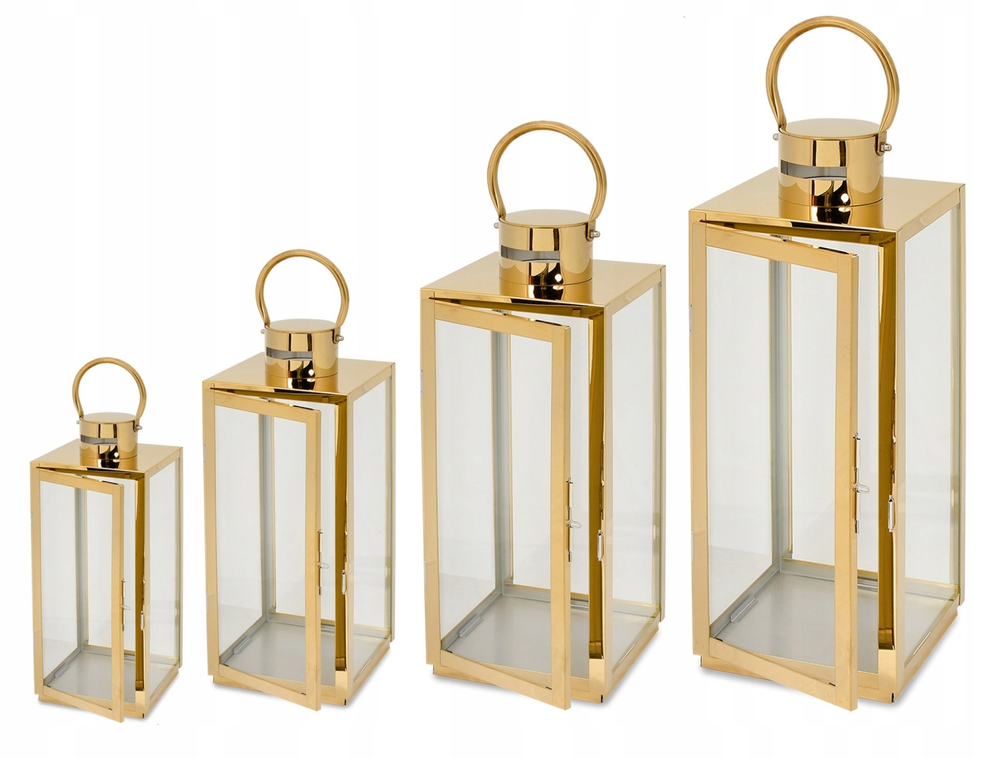 Zestaw czterech złotych lampionów F43 i F87